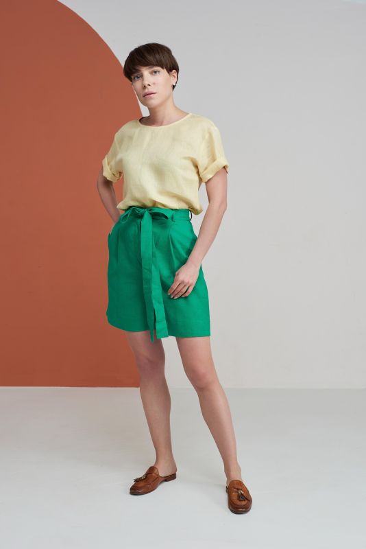 Шорти з поясом